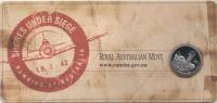 (2012) Монета Австралия 2012 год 20 центов "Бомбордировки Австралии 70 лет"  Медь-Никель  Буклет